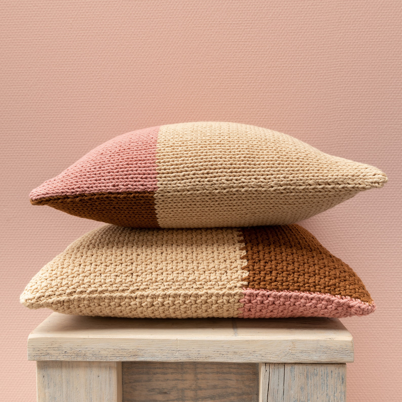 Color-Block Textured Cushion Covers - Image 3