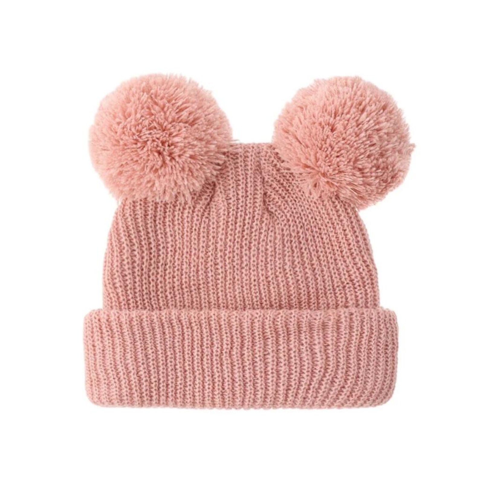 Double Pom-Pom Baby Beanie - Image 4
